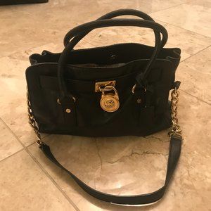 Michael Kors Black Leather Purse